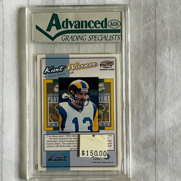 1999 Pacific Paramount KURT WARNER Card. GEM 10.0 Mint. - Picture 4 of 4